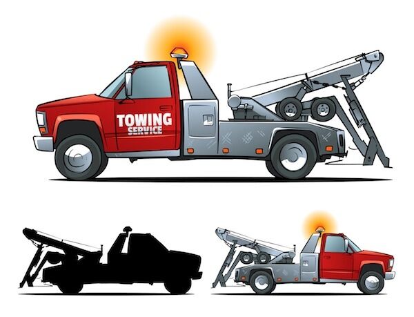 Hot City: Tow Truck / Truck Vehicle Lot - (3) Vehicles